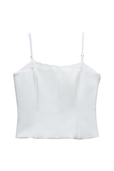 LACE CORSET STYLE TOP
