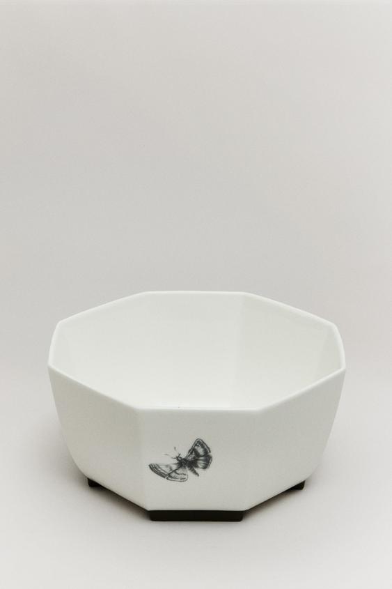 THE SKY OCTAGONAL CEREAL BOWL - Blanco de Zara - Imagen 0