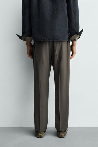 PANTALON JOGGER À TAILLE CONFORTABLE - Vert moyen de Zara - Image 2