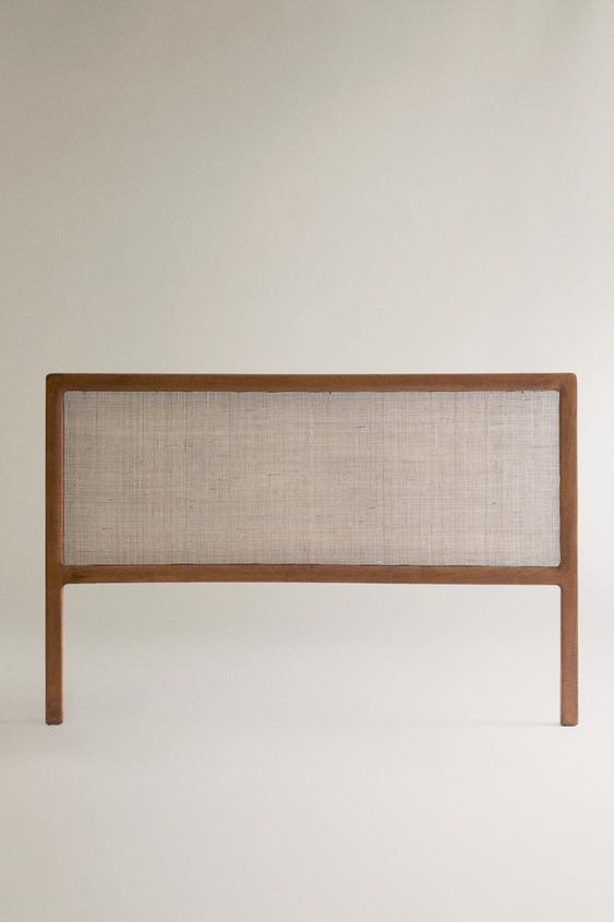 KOPFTEIL AUS HOLZ UND RATTAN - Braun von Zara - Bild 0