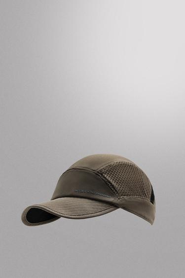 PERFORATED TECHNICAL CAP - camel by Zara