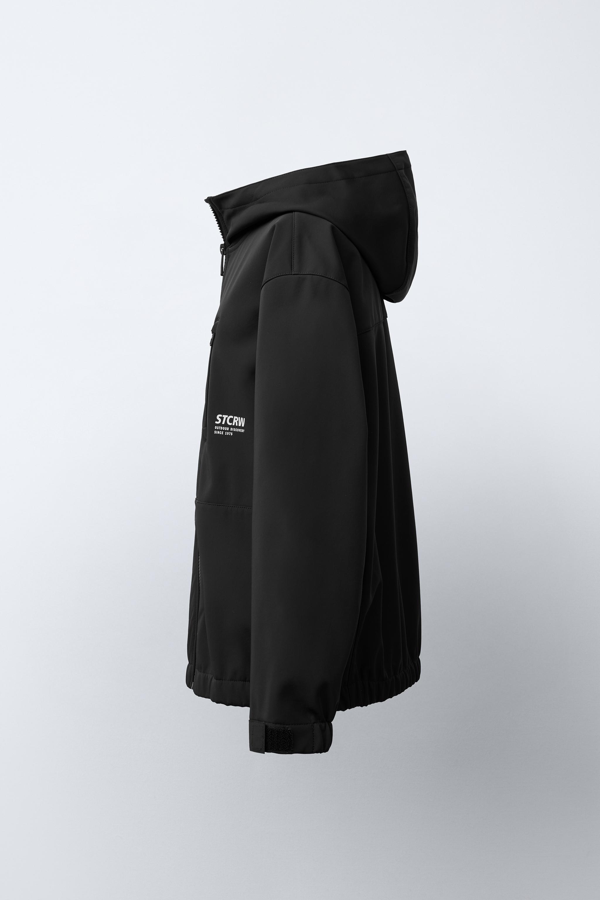 VESTE TECHNIQUE DOUBLÉE CAPUCHE DÉPERLANTE
