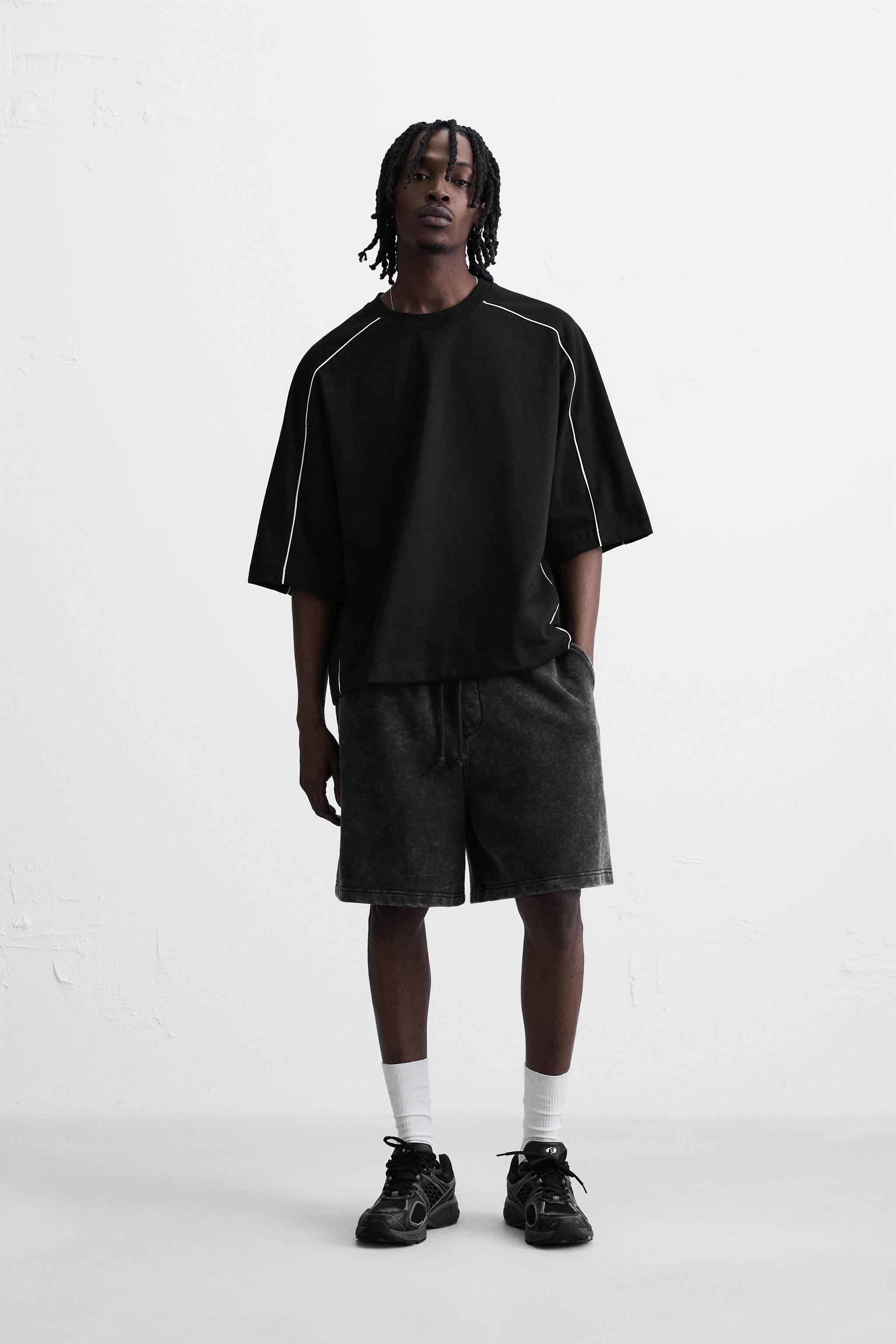 ZARA ブラッシュドテクスチャージッパースウェットシャツ 最新作 00962421898-a1.jpg?ts=