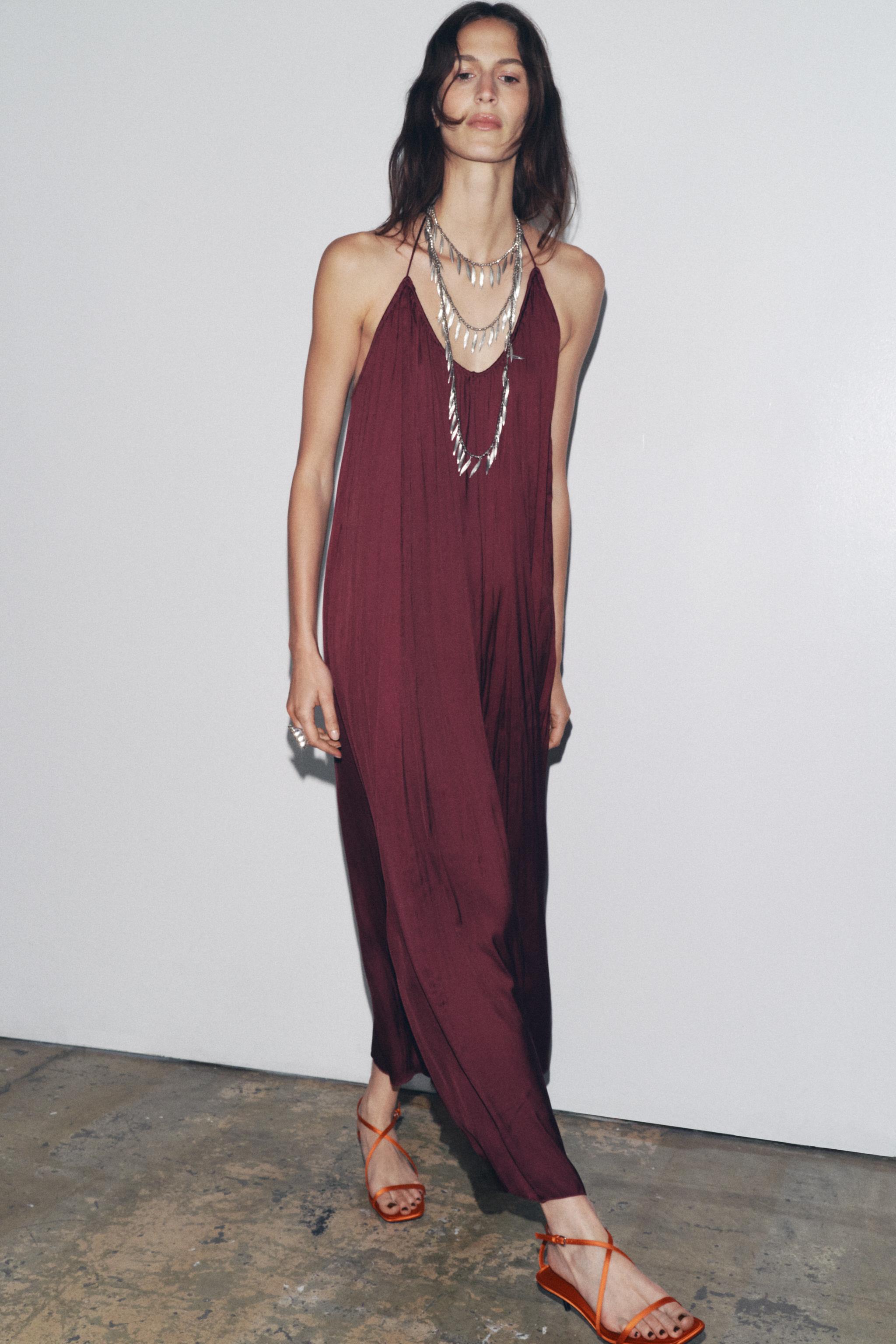 ZW COLLECTION SATIN LONG DRESS