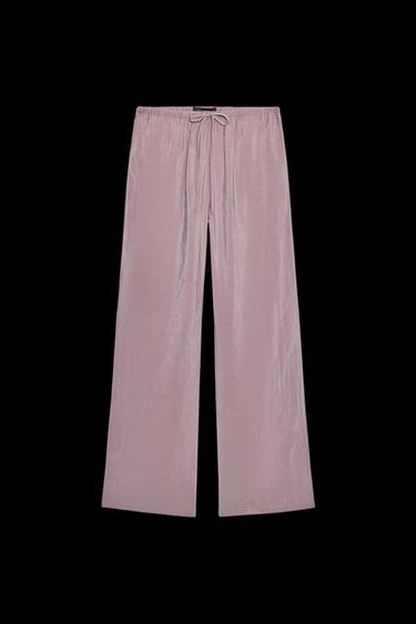 FLOWING TROUSERS - Light lilac by Zara - Image 0
