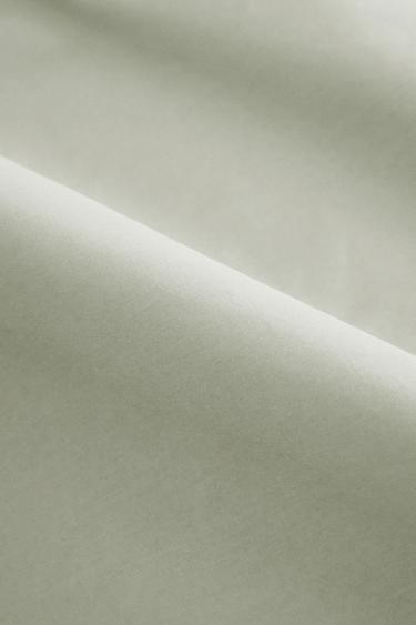 SATEEN DUVET COVER (300 THREAD COUNT) - Light blue by Zara