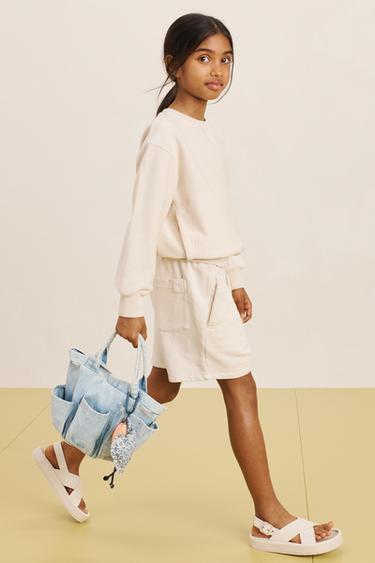 LTHR CRSSVR SNDLS - أبيض by Zara