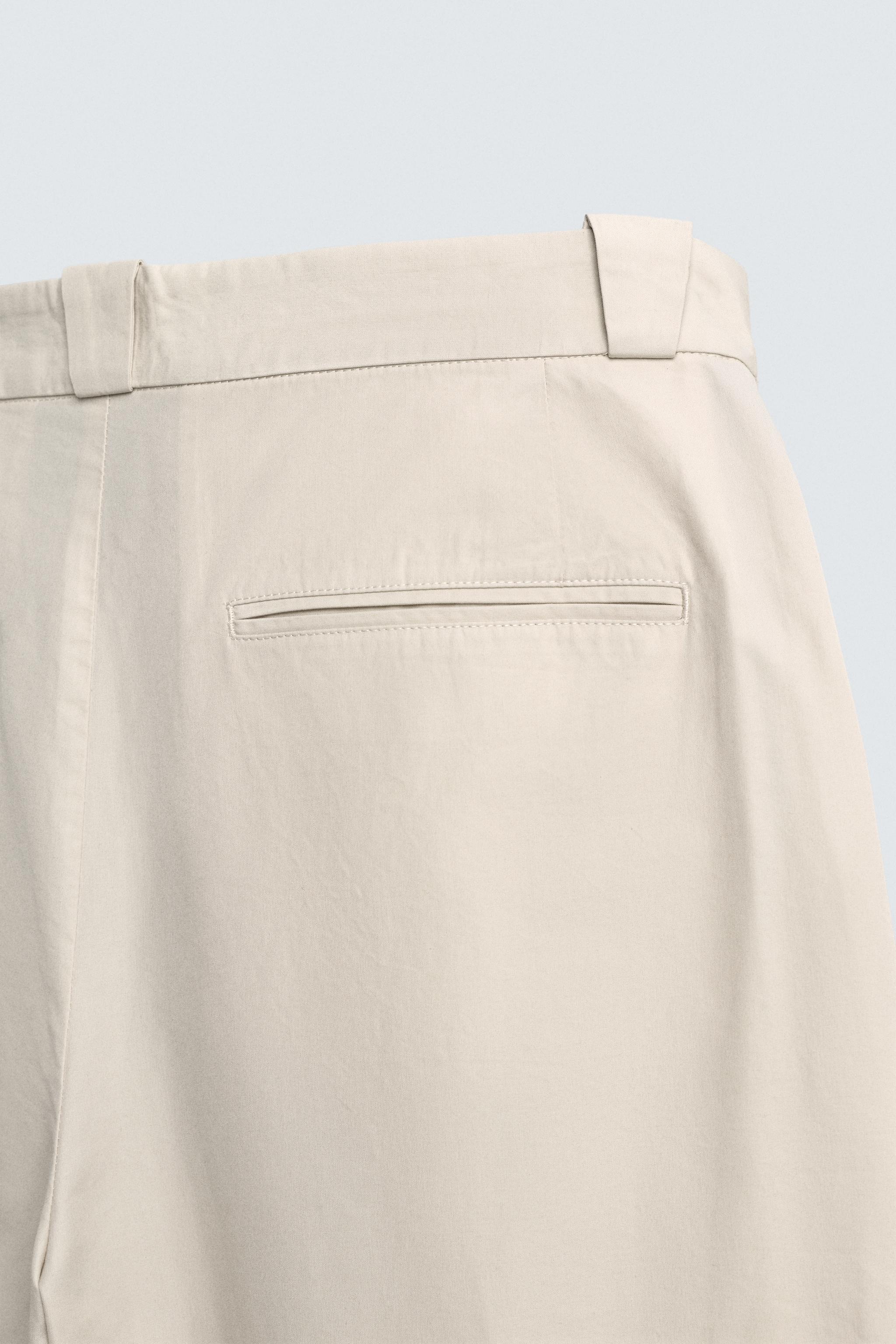 PANTALON STRAIGHT FIT COTON ET LYOCELL