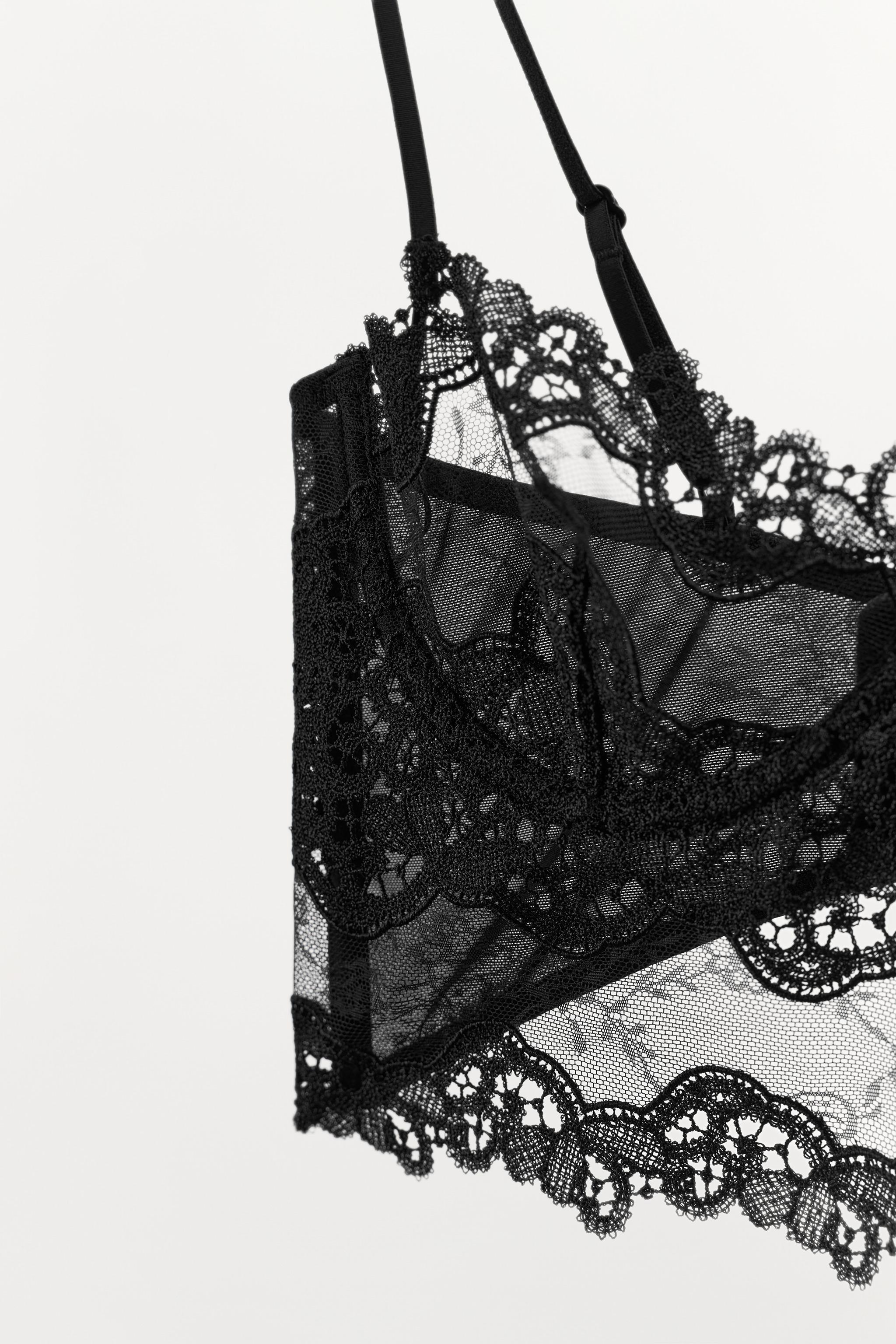 BRALETTE À ARMATURES EN DENTELLE BRODÉE