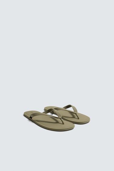 STRAPPY SANDALS - Taupe Grey by Zara