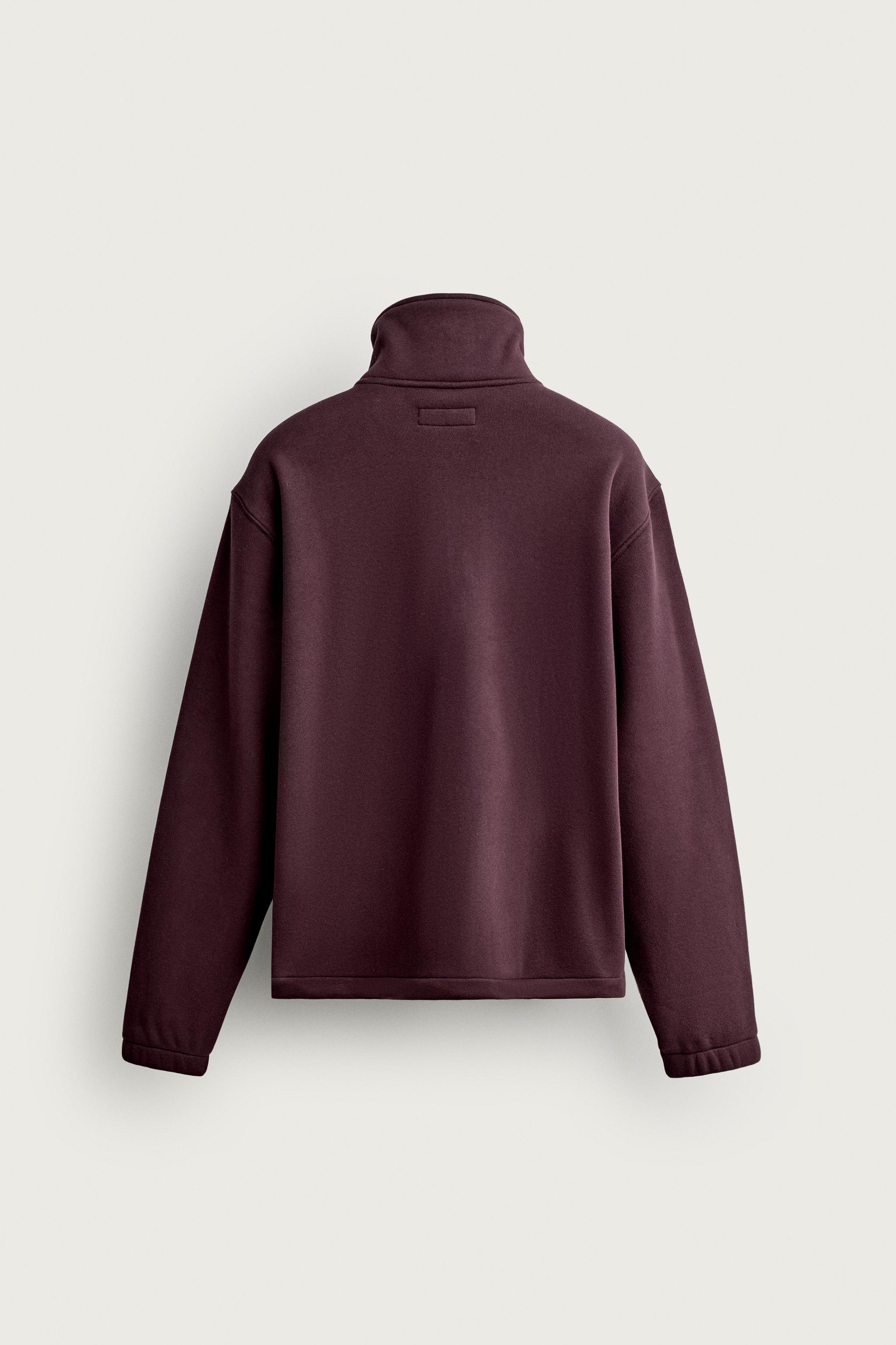 QUARTER-ZIP SWEATSHIRT
