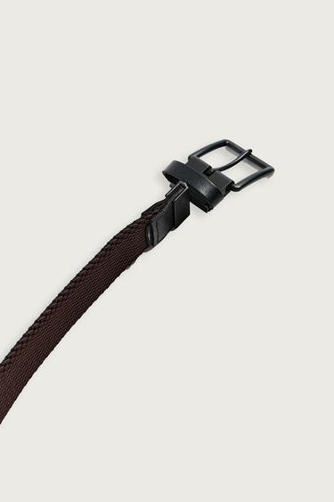 CEINTURE ÉLASTIQUE RÉVERSIBLE - Noir de Zara - Image 2