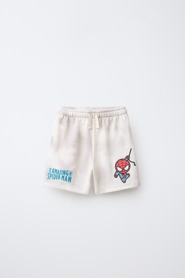 SPIDER-MAN © MARVEL TIE-DYE SWEAT SHORTS — Ice 1