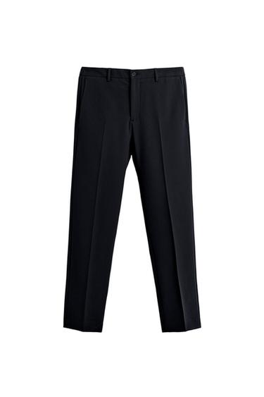 PANTALÓN TRAJE CONFORT - Marino de Zara