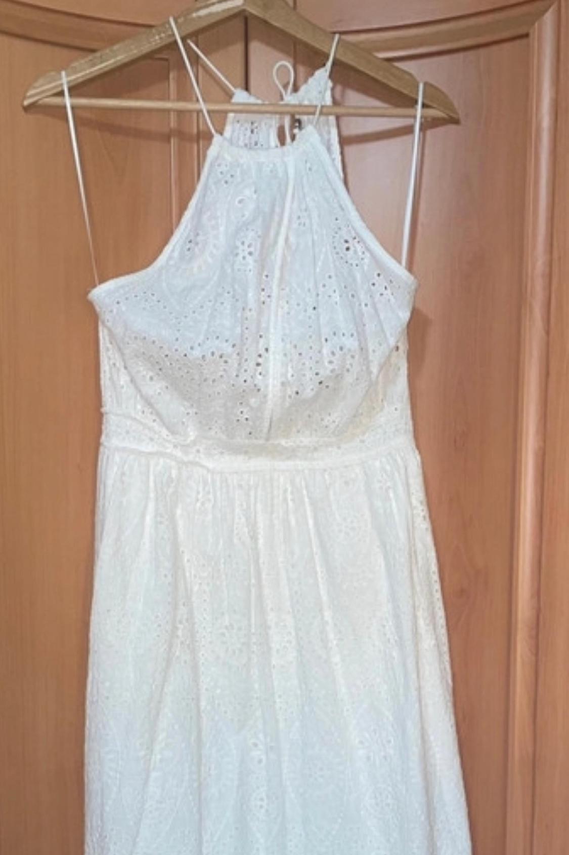 DRESS WITH CUTWORK EMBROIDERY