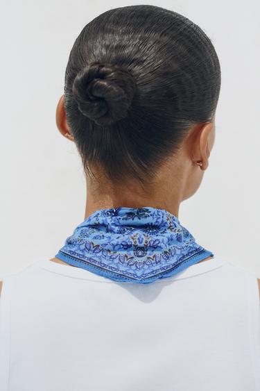 BANDANA COWBOY BAGUE - Bleu de Zara - Image 1