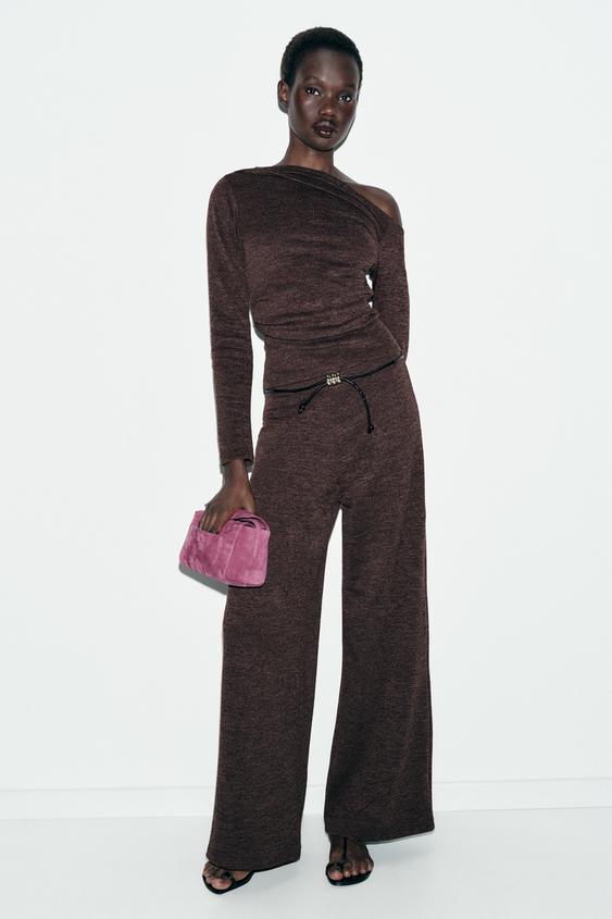 ASYMMETRIC PIQUÉ TOP