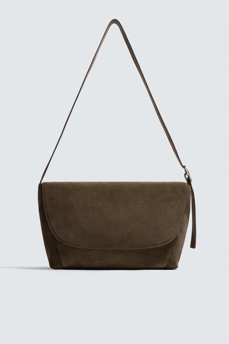 ZARA LEATHER CROSSBODY BAG