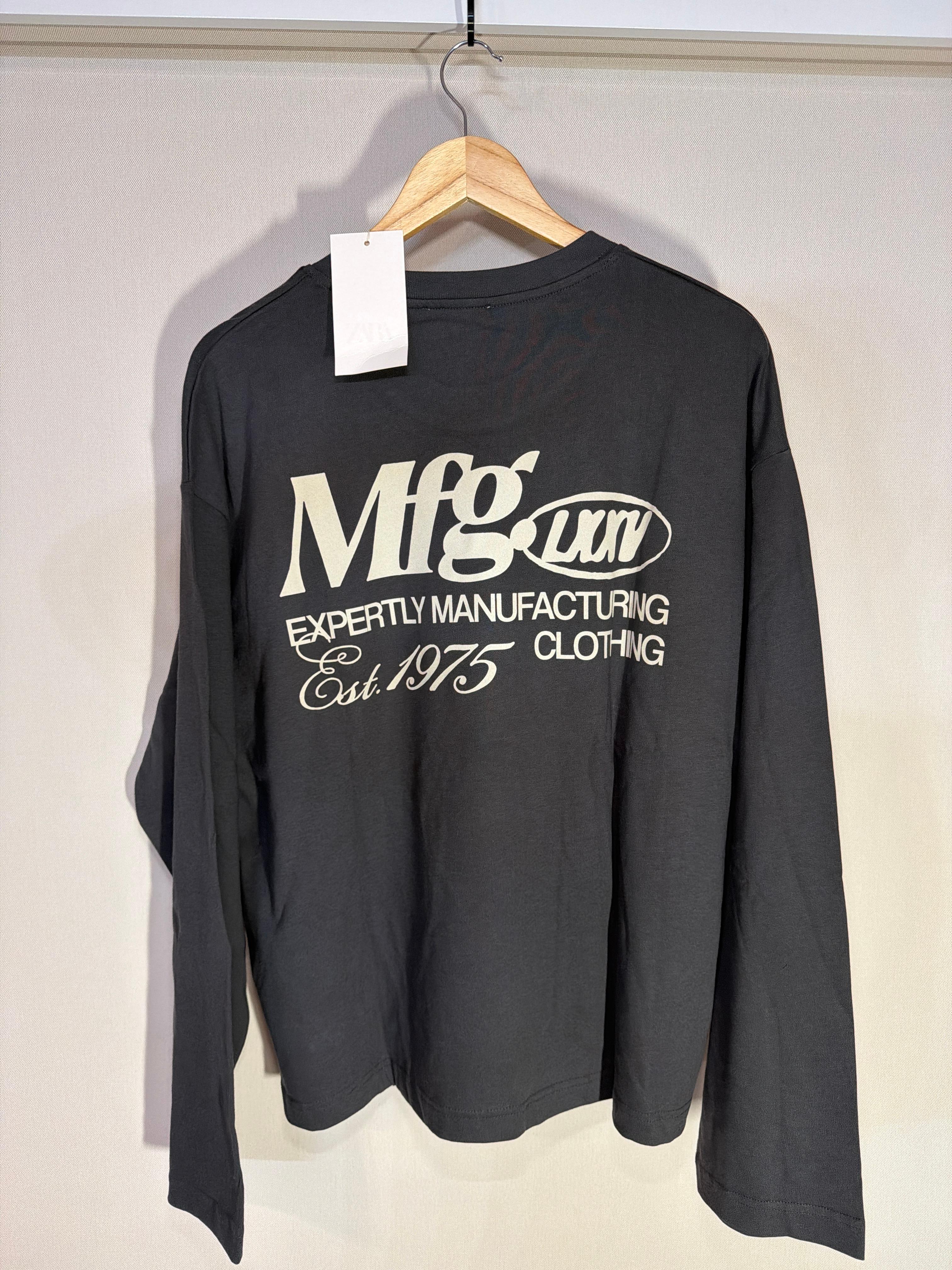 TEXT PRINT T-SHIRT SECOND HAND | Zara Preowned