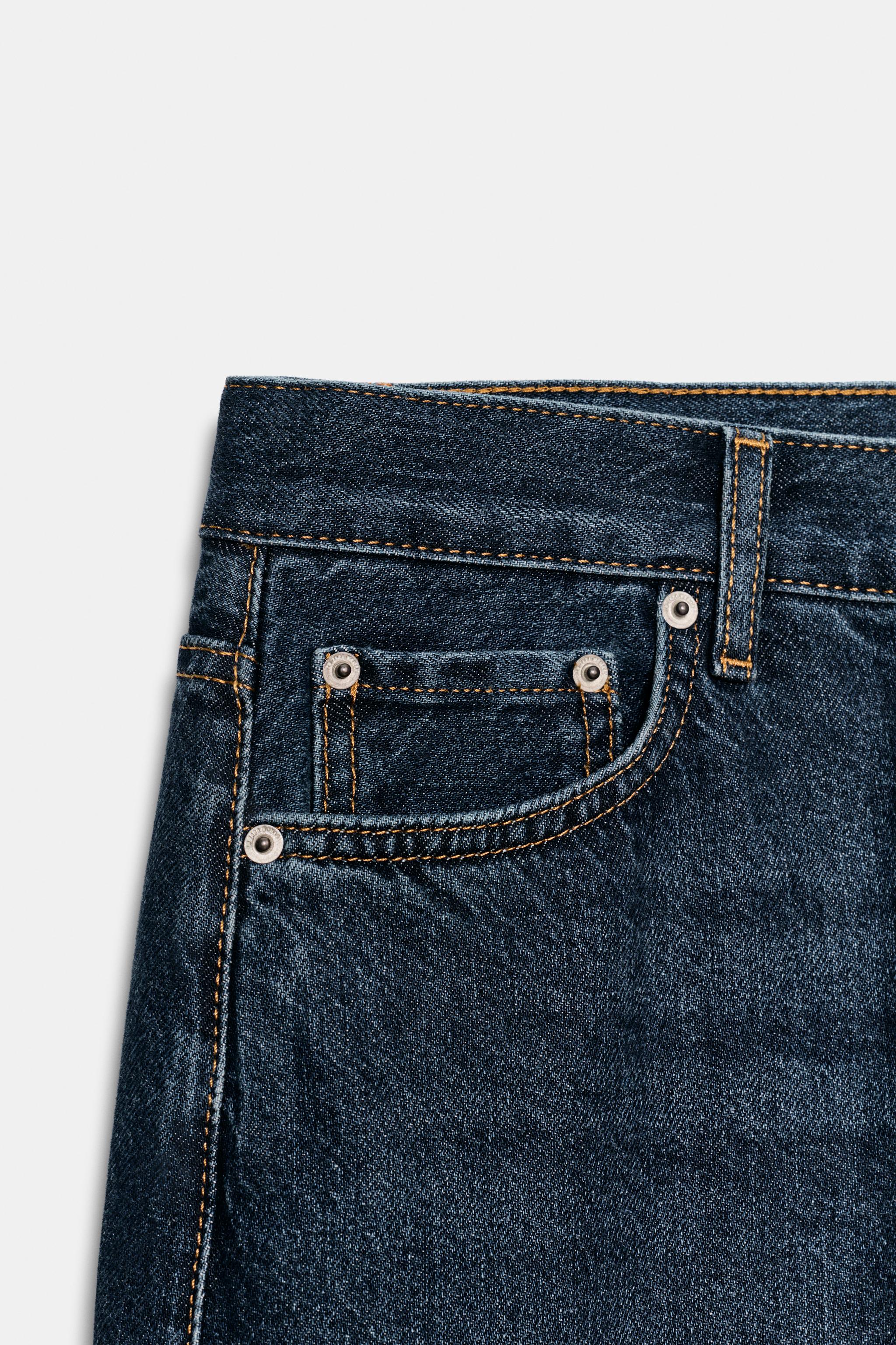 ZW COLLECTION LOW RISE STRAIGHT LEG JEANS