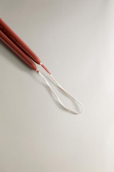 PACK OF THIN CANDLES (PACK OF 2) - Terracotta by Zara - Image 2