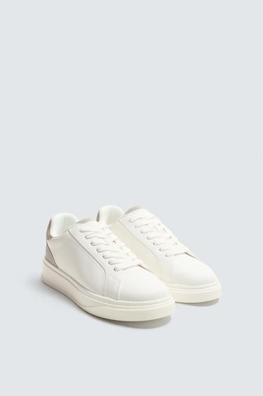 TRAINERS WITH HEEL DETAIL - Beige by Zara