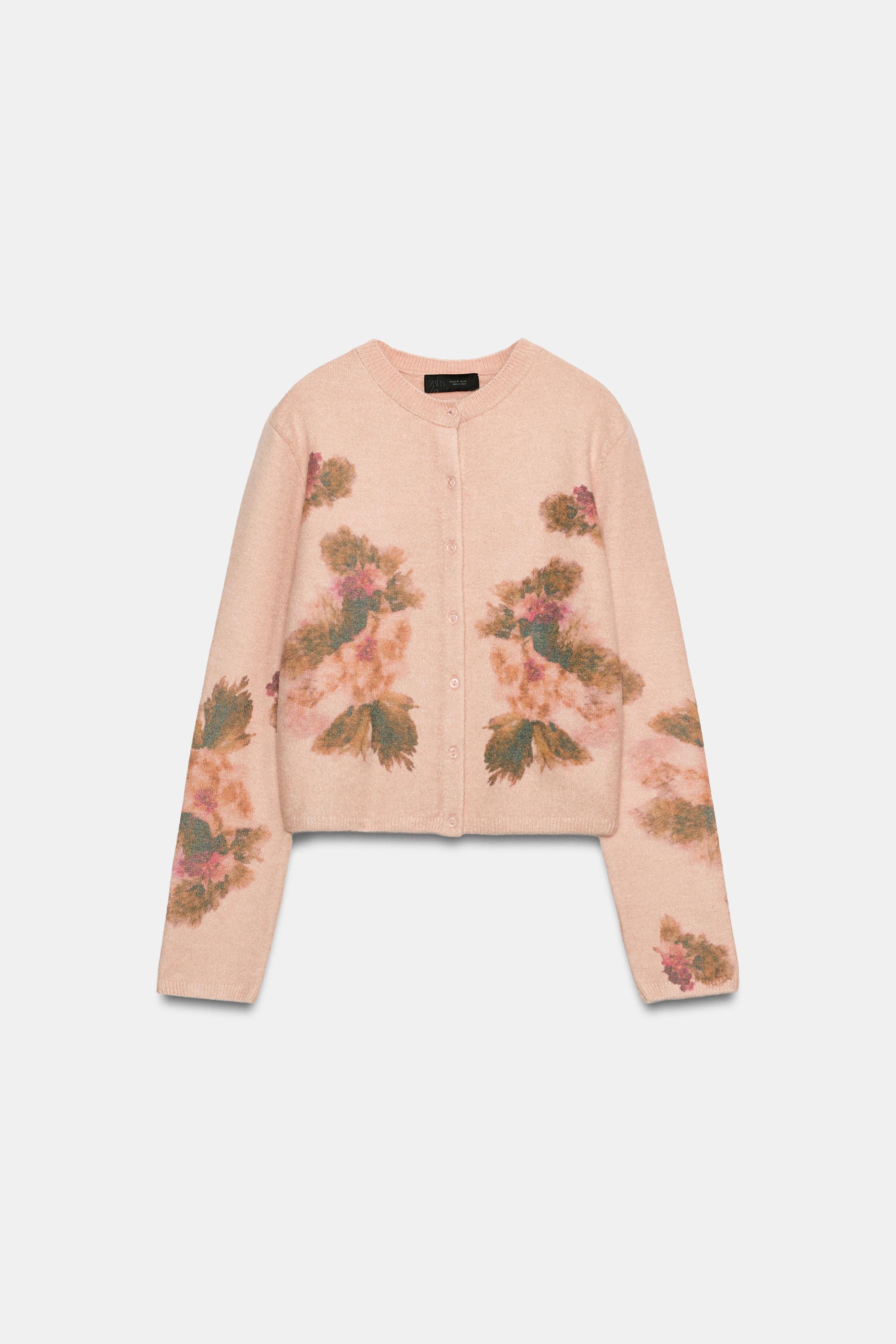 FLORAL PRINT CARDINGAN
