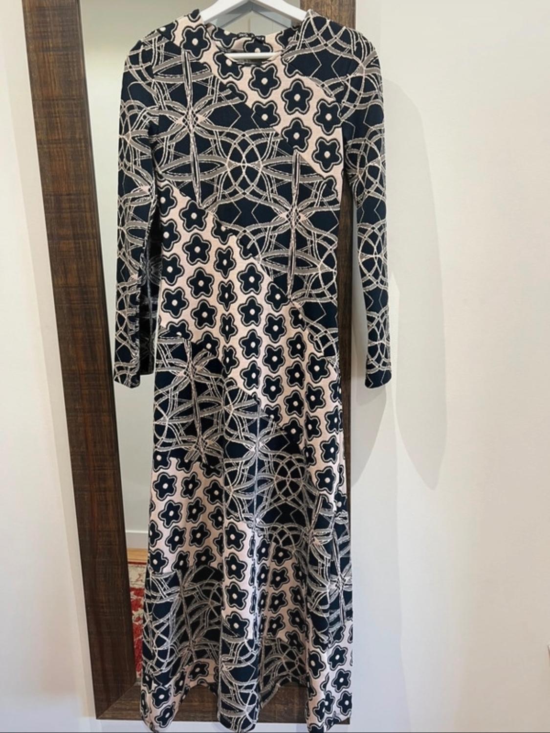 LONG JACQUARD DRESS