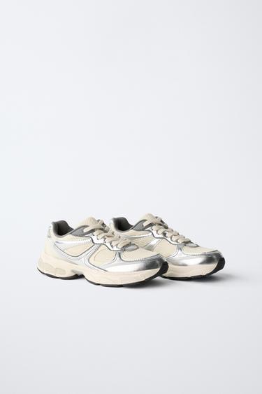 TÊNIS ESPORTIVO MESH - Prata da Zara