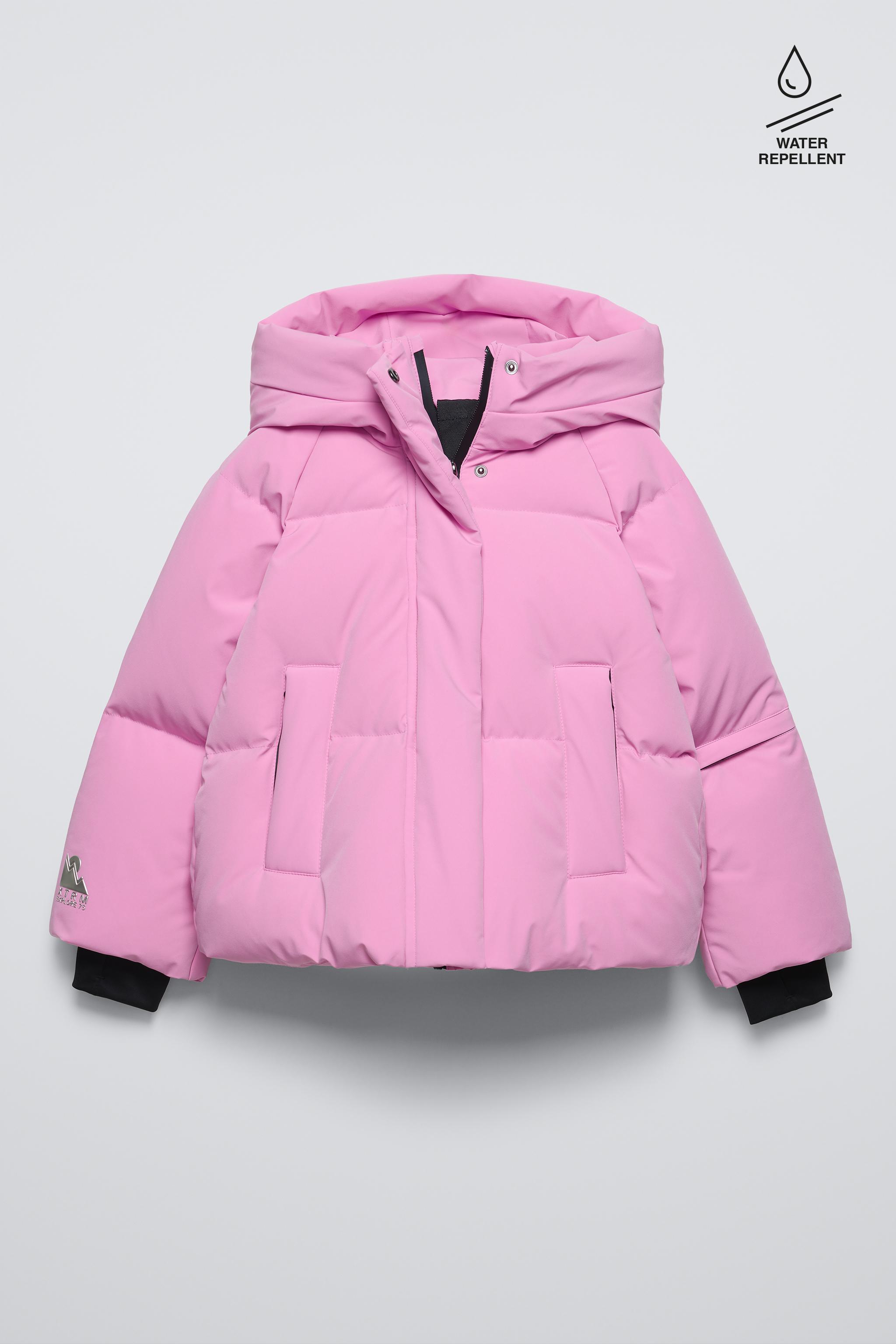 RECCO® SYSTEM WINDPROOF AND WATER RESISTANT DOWN JACKET SKI COLLECTION -  Bubble gum | ZARA United States