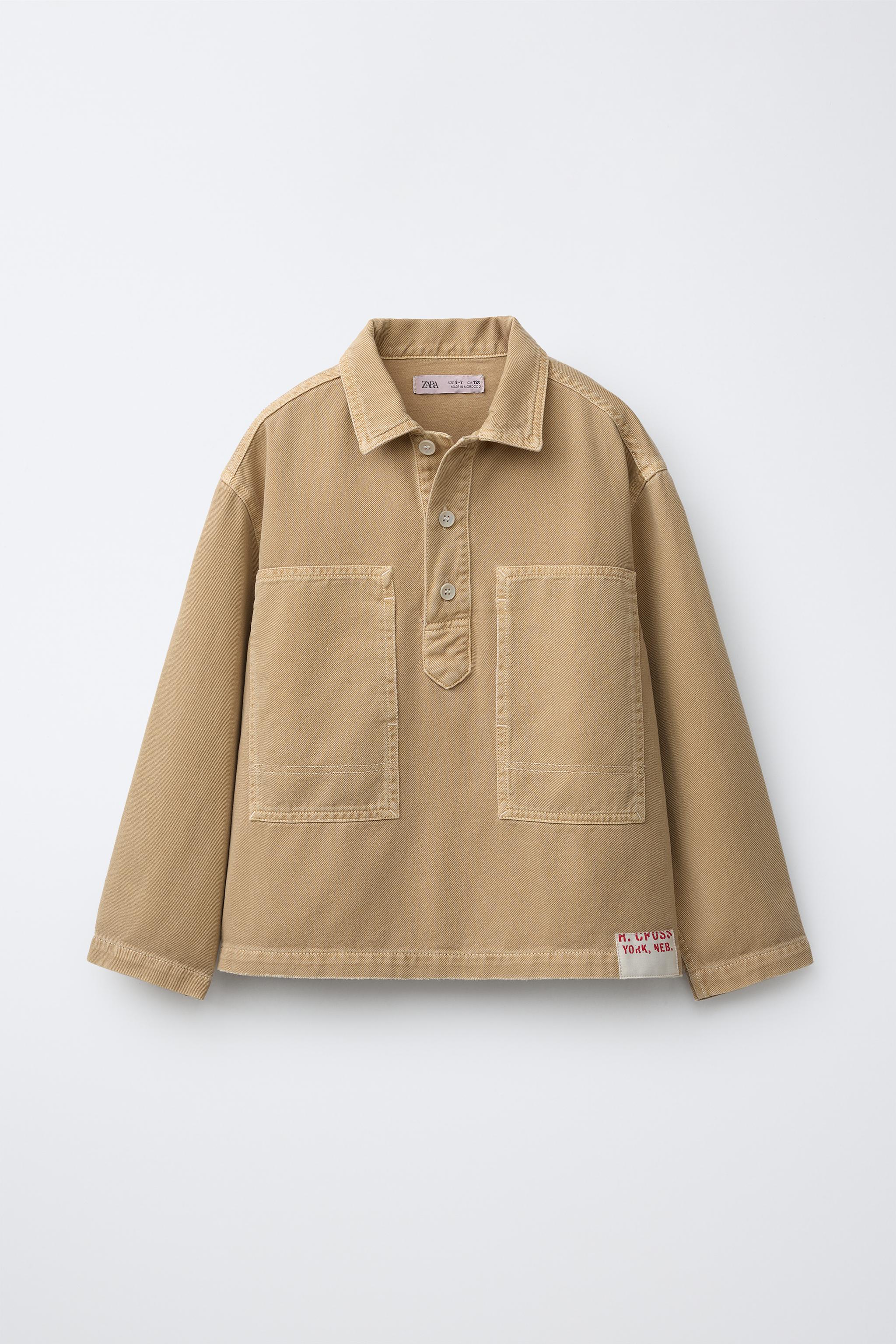 Комбинезонная рубашка с пуговицами