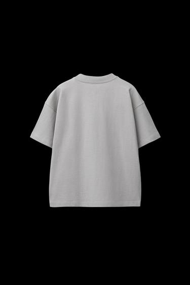 PLAIN MEDIUM WEIGHT T-SHIRT - Grey by Zara