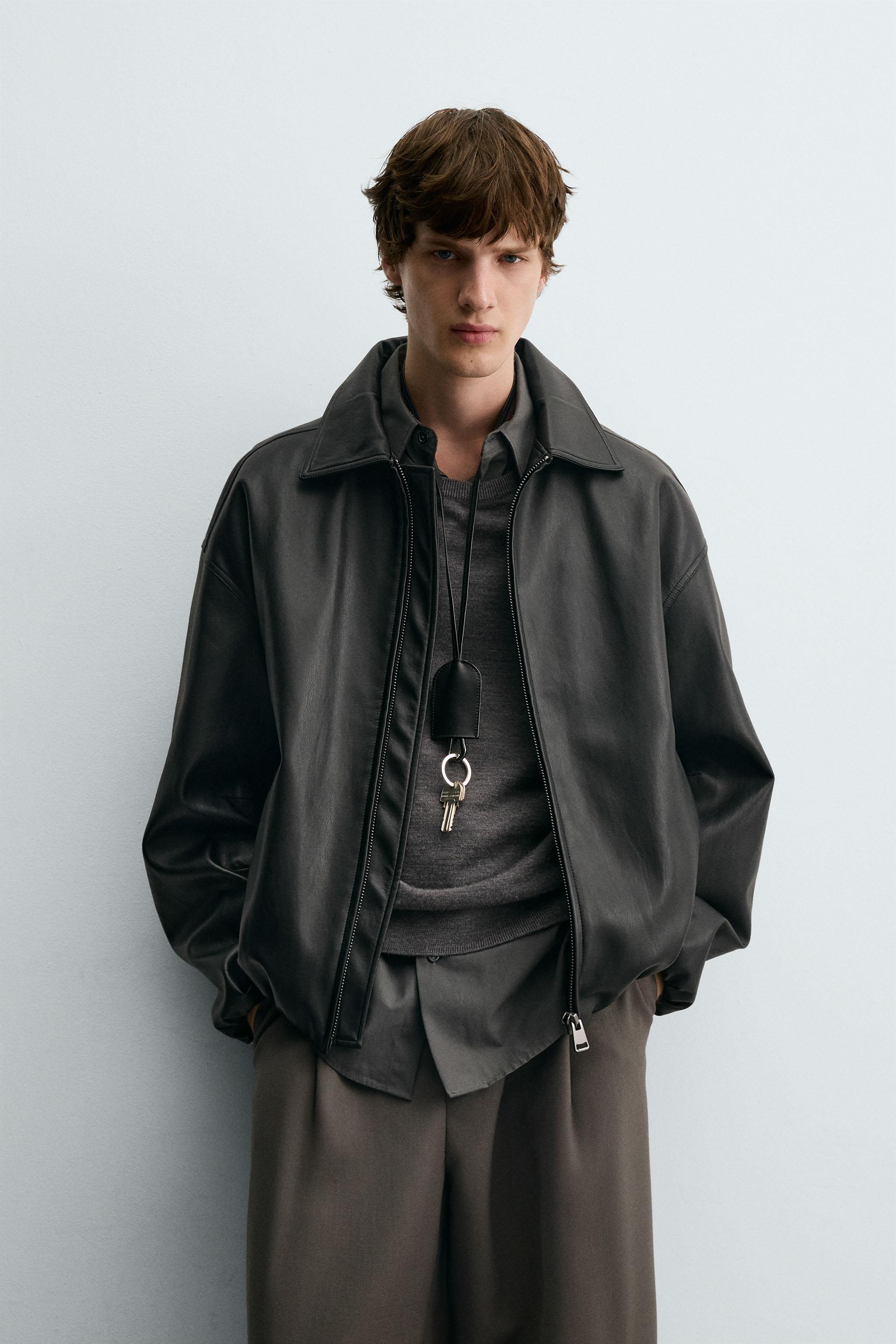 コート フェイクレザー | ZARA 日本