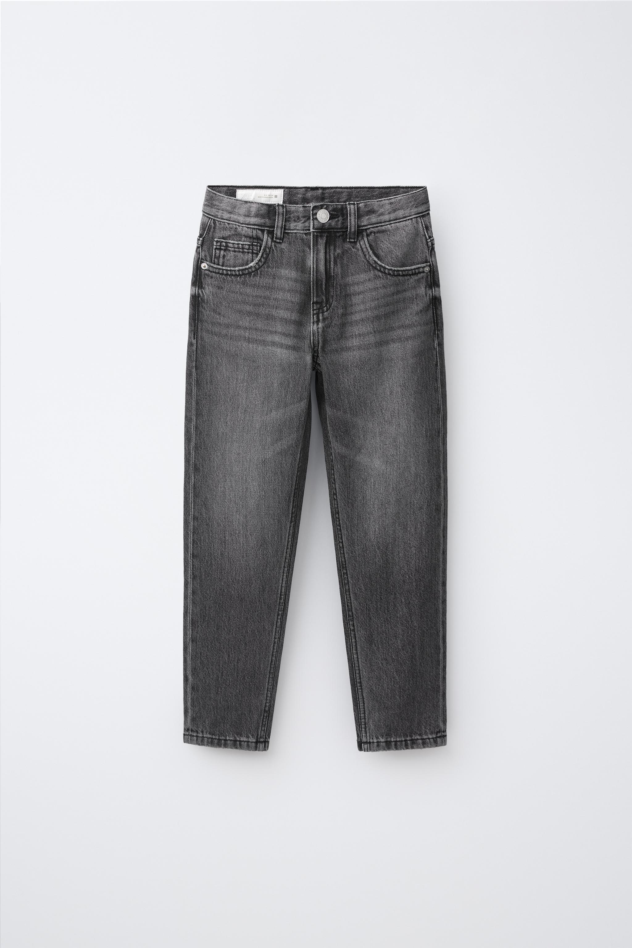 SLIM FIT JEANS — Mid-gray