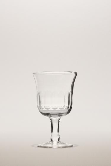 CALICE IN VETRO TAGLIATO - Trasparente di Zara