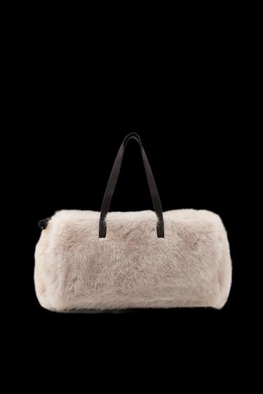 Zara OVERSIZED FAUX FUR BAG - only one - Image 0