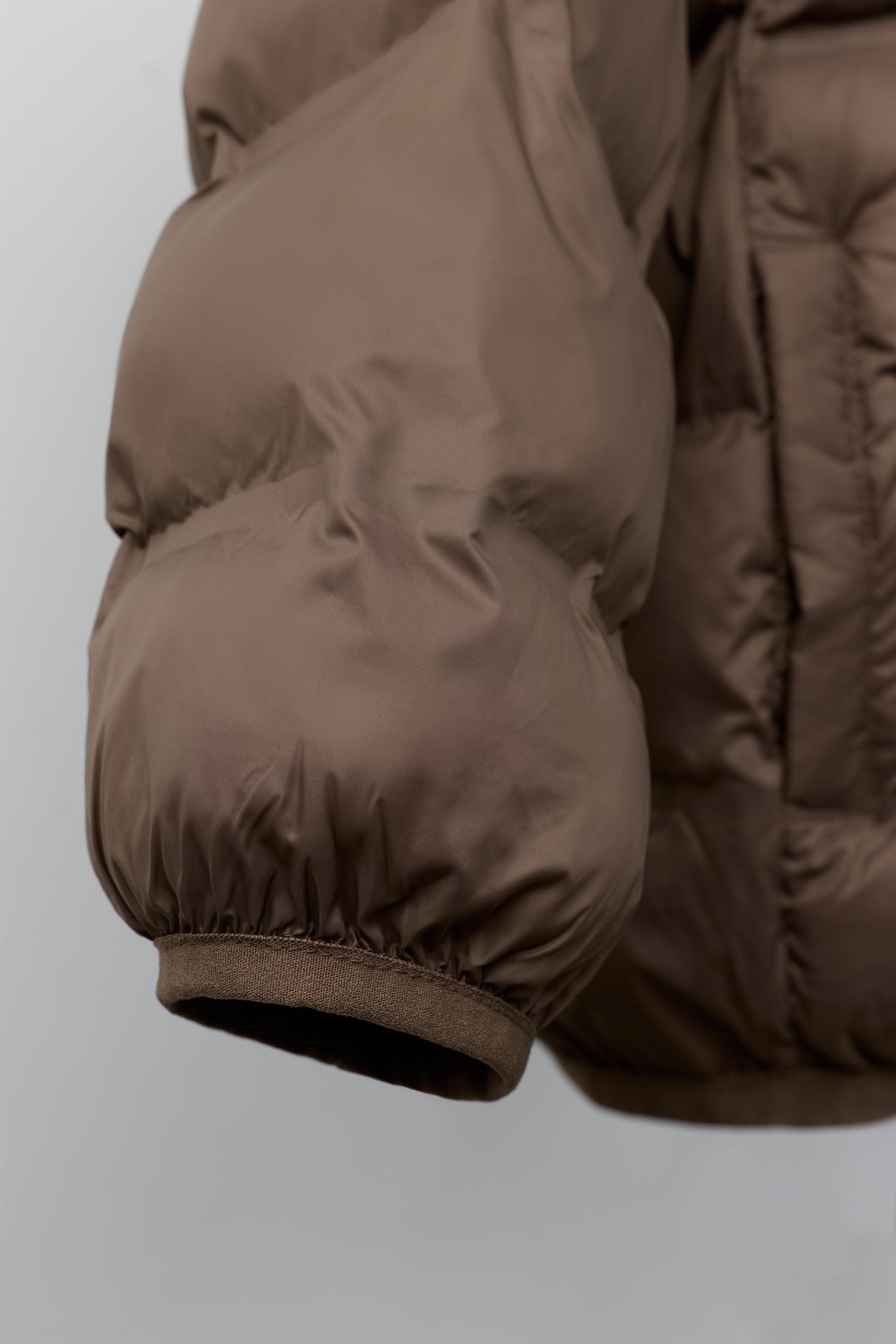 Детская куртка Zara Ultralight Water Repellent, цвет: Коричневый — фото 6