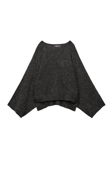 WIDE SLEEVE KNIT SWEATER