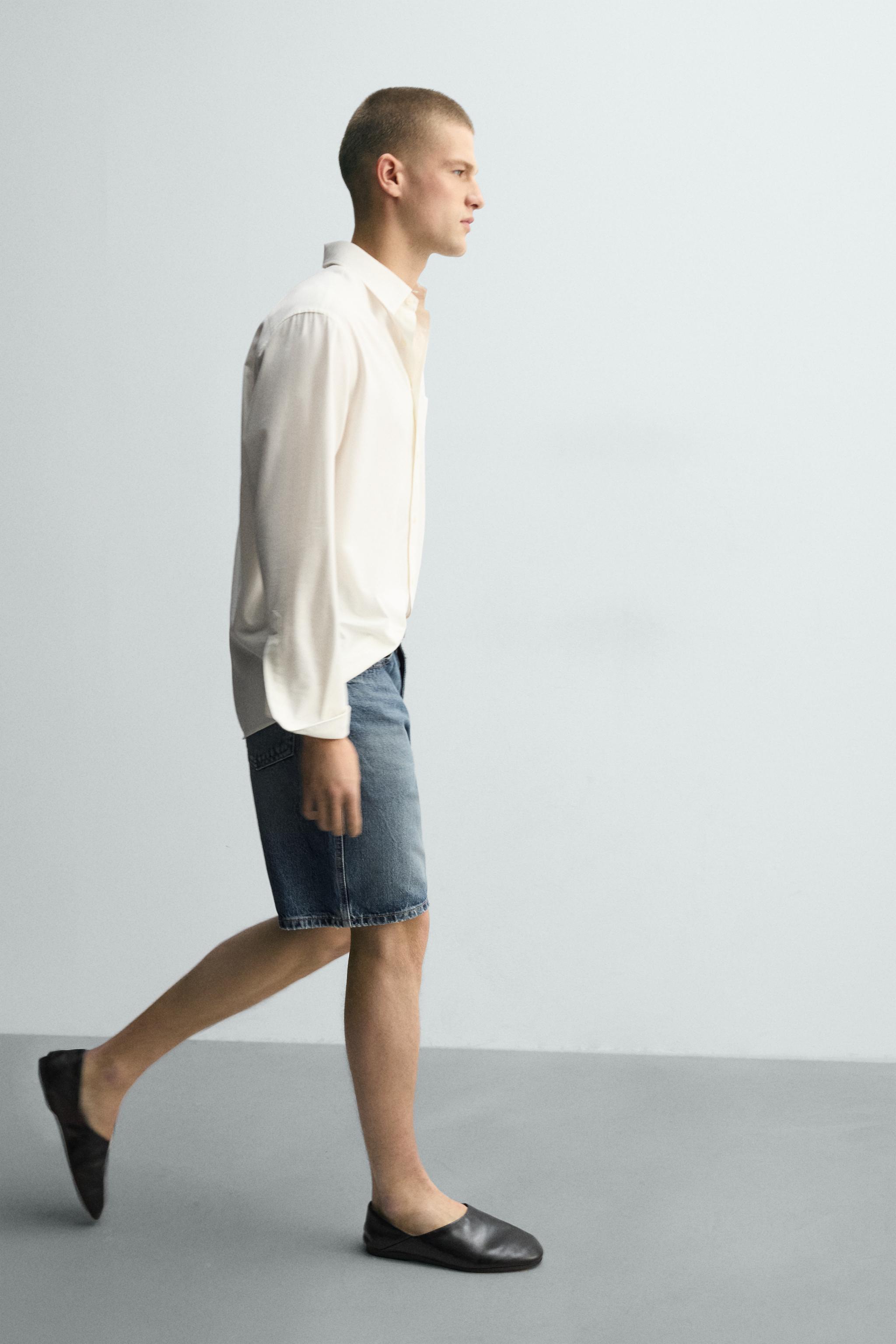 BERMUDA EN DENIM STRAIGHT FIT
