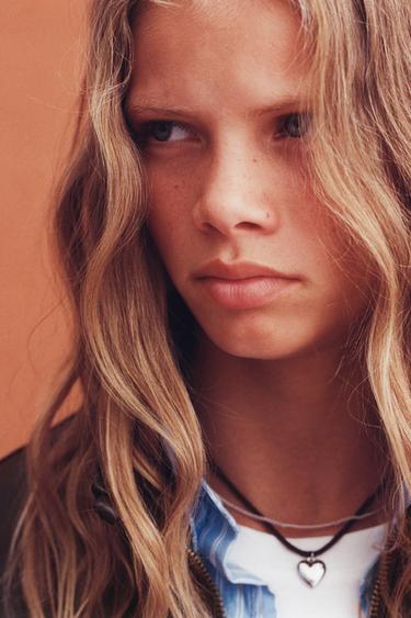 CAZADORA EFECTO PIEL - Marrón de Zara