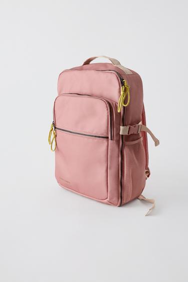 TRAVEL BACKPACK - Pink by Zara - Image 1