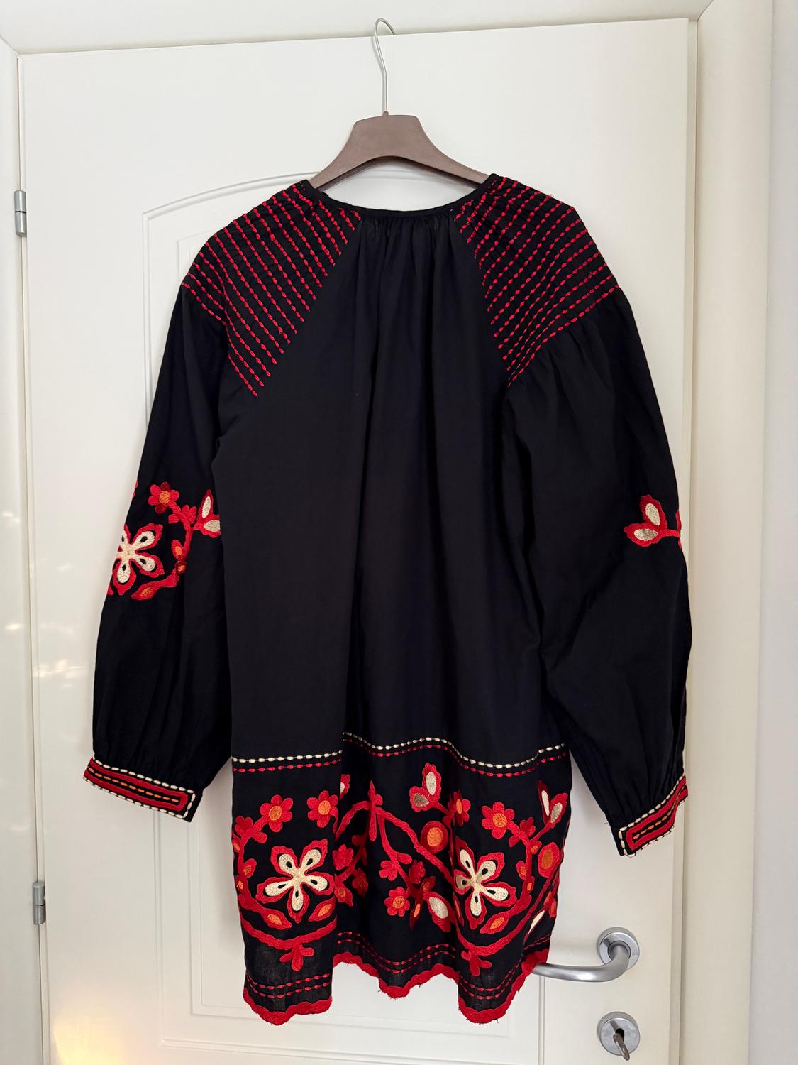 FLORAL EMBROIDERED SHORT DRESS ZW COLLECTION - Image 2