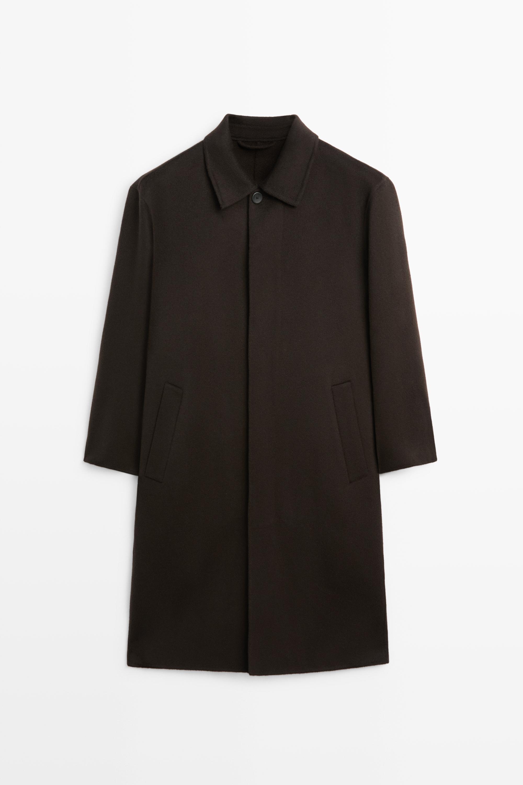 Manteau en double étoffe 100 % cachemire