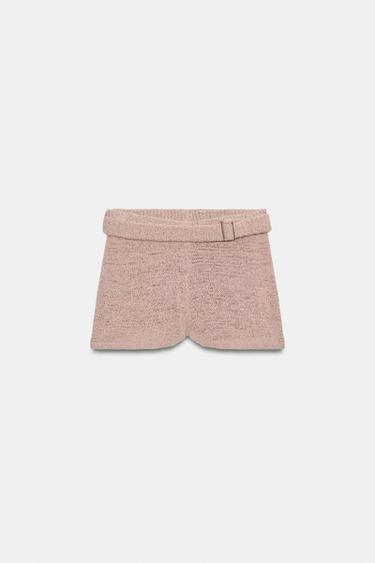 RUSTIC MINI SHORTS - Pastel pink by Zara - Image 3