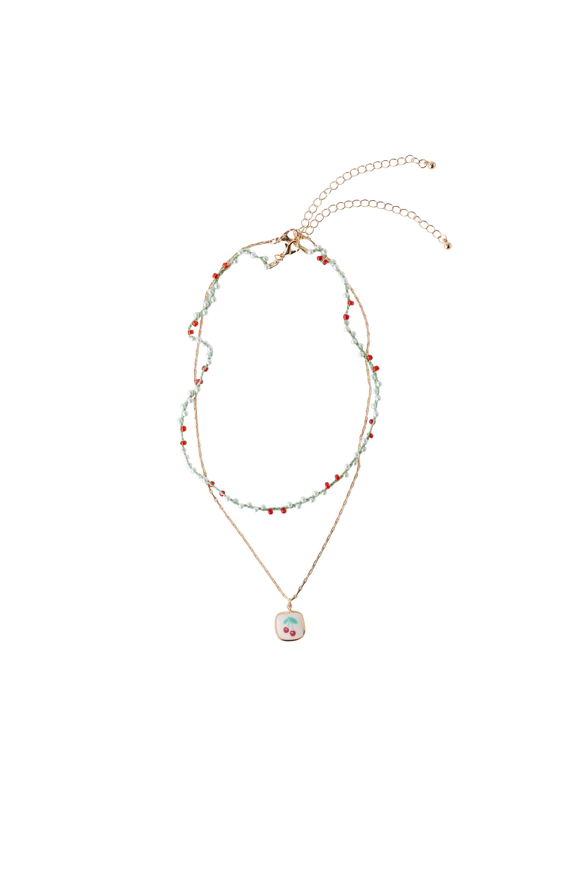 ZARA デコレーションアクセサリー PACK OF 3 MARINE CHARM NECKLACES - Multicolored | ZARA United States