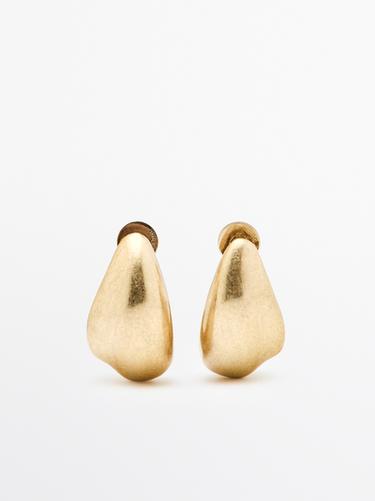 Zara Hazelnut earrings - Golden
