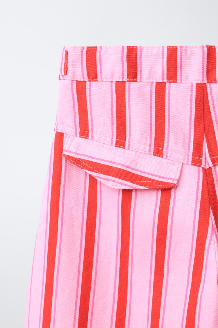 Pantalones barrel a rayas 4