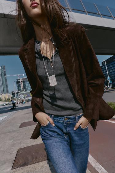 DIAMANTÉ BAG NECKLACE - Silver by Zara