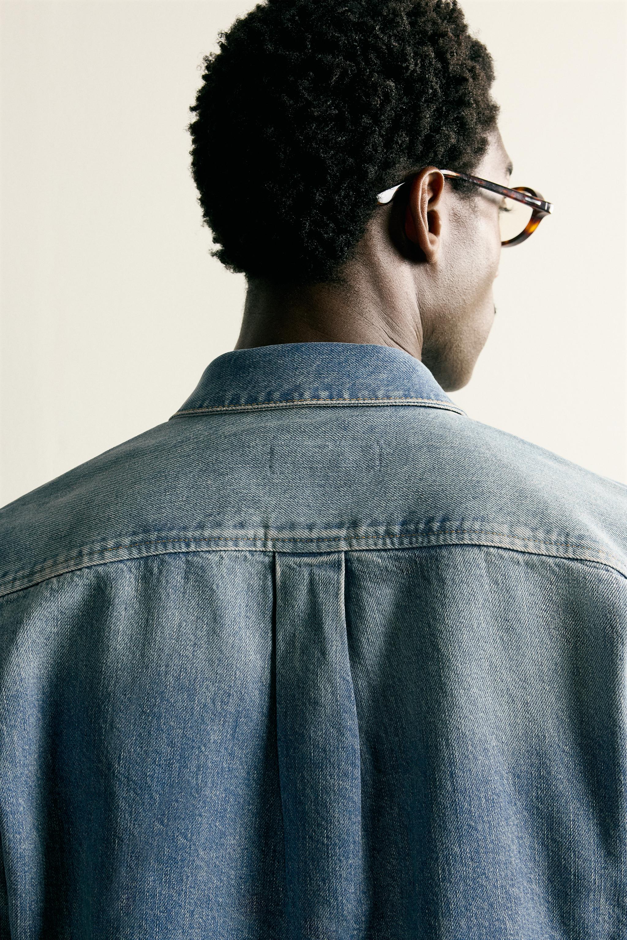 COTTON LYOCELL DENIM OVERSHIRT