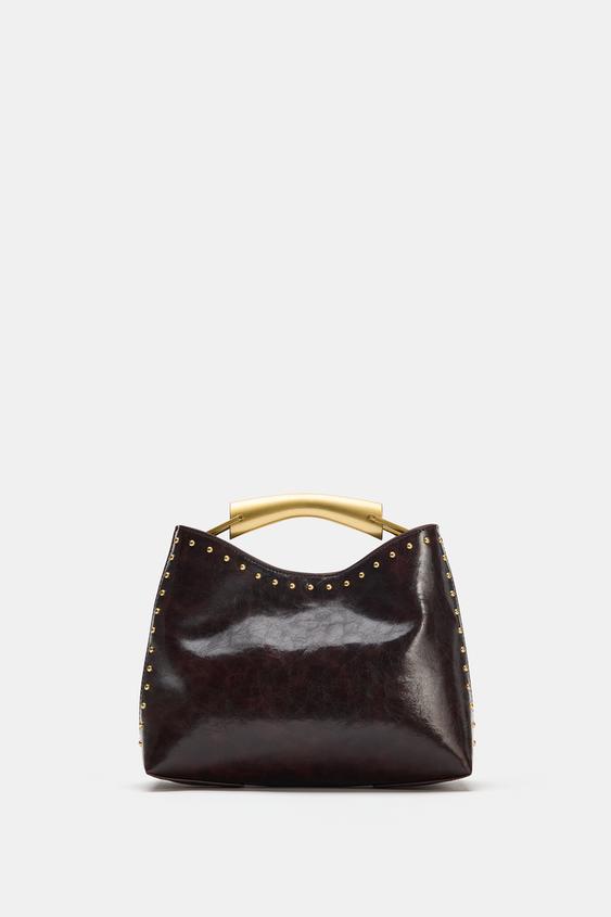 SAC À MAIN TACHES - Marron de Zara - Image 1